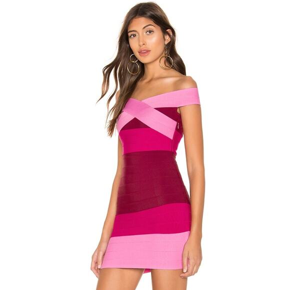 superdown Pinky Mini Dress in Pink Multi NWT Size XS - Picture 2 of 3